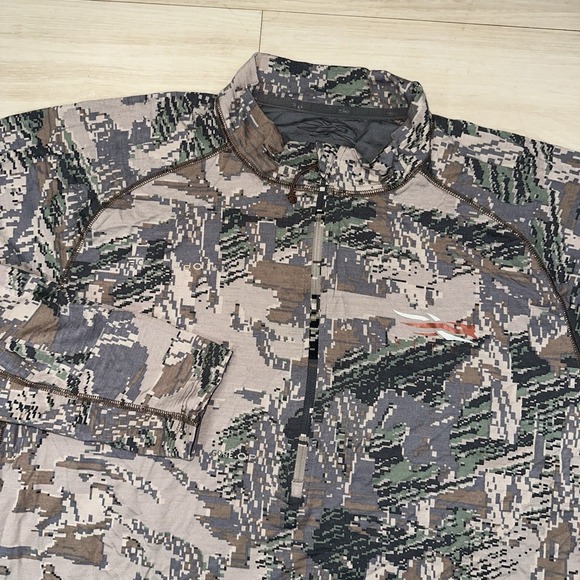 Sitka Core OP Base Layer Men's 2XL Lightweight Zip T Long Sleeve Open Country - Picture 1 of 10
